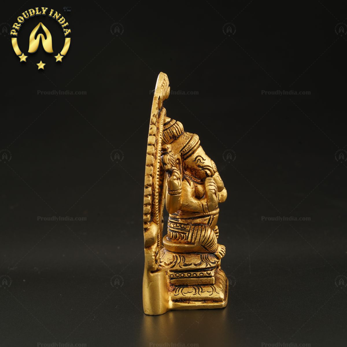 Handcrafted Brass Goddess Ganapati Murti