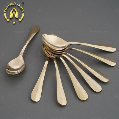 Bronze Spoon Set of 8