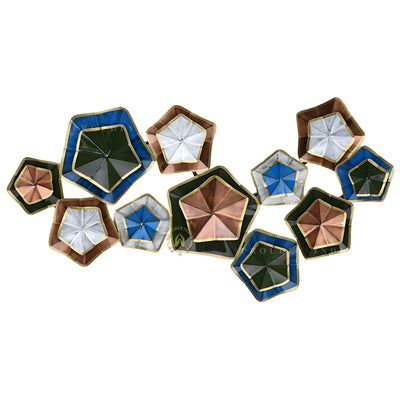 Pentara Mosaic Mirage Iron Wall Art