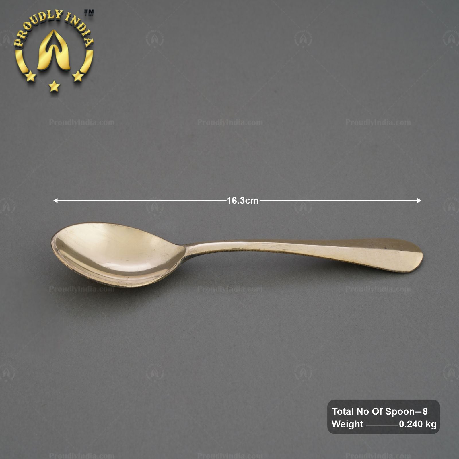 Bronze Spoon Set of 8