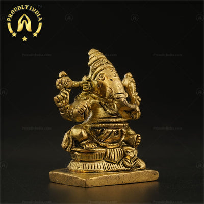 Traditional Brass Lord Ganesha Statue