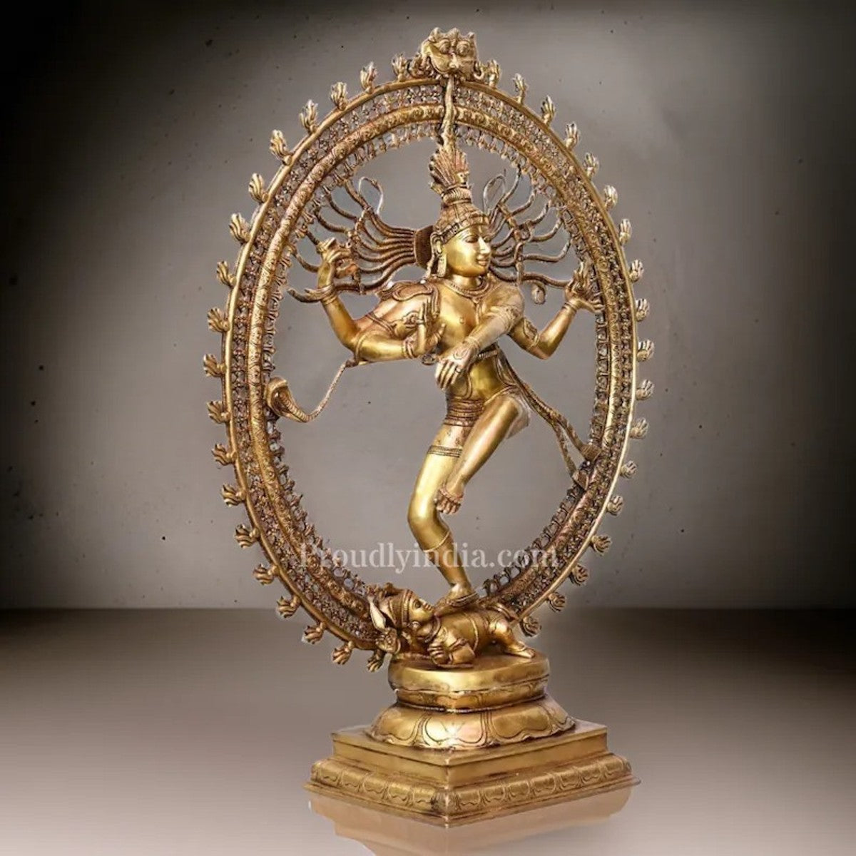 37" Big Brass Nataraja Statue