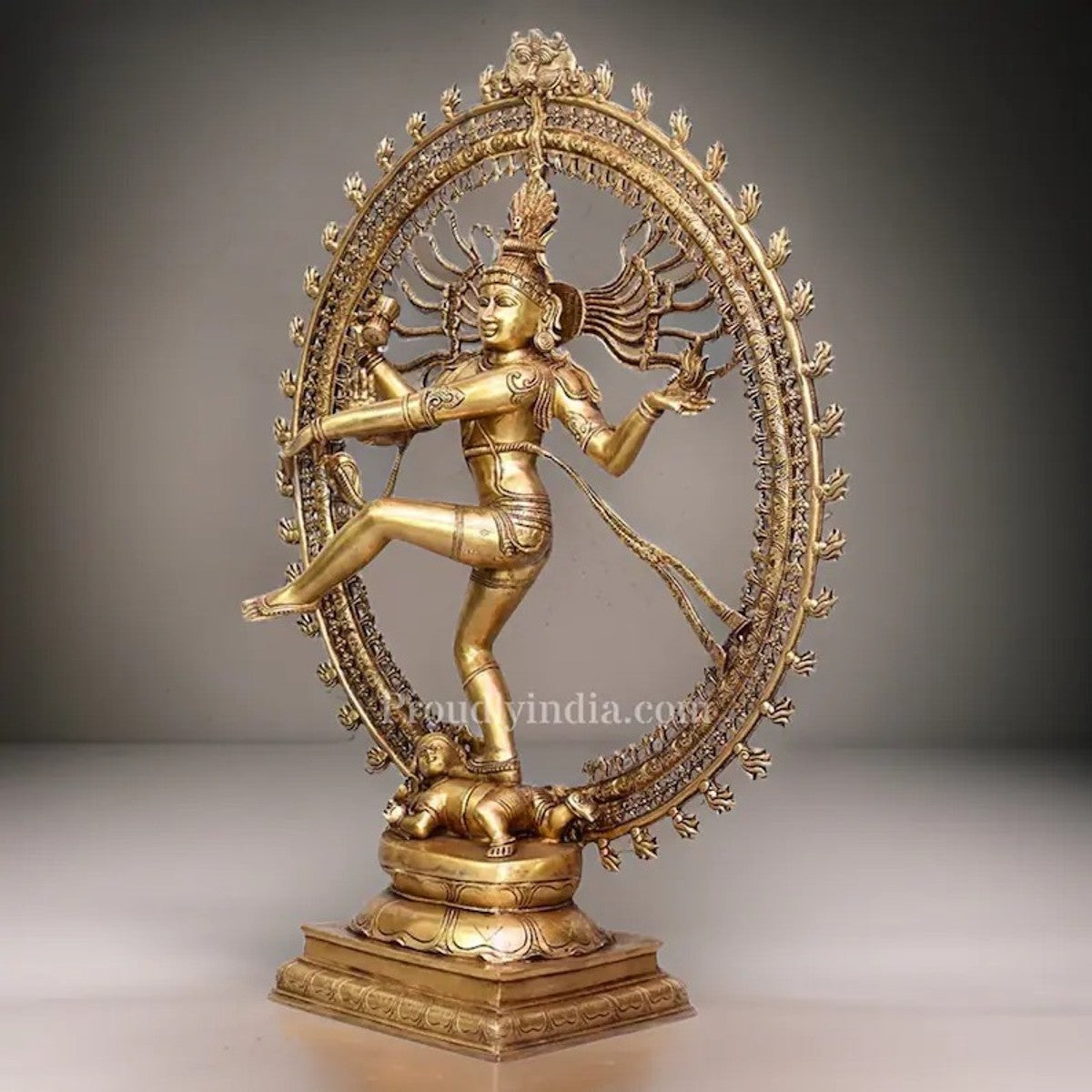 37" Big Brass Nataraja Statue