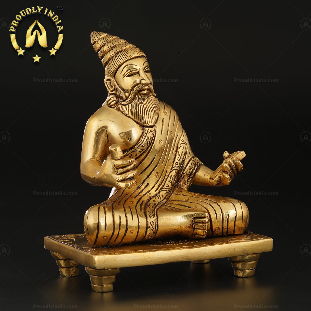 Brass Thiruvalluvar Statue