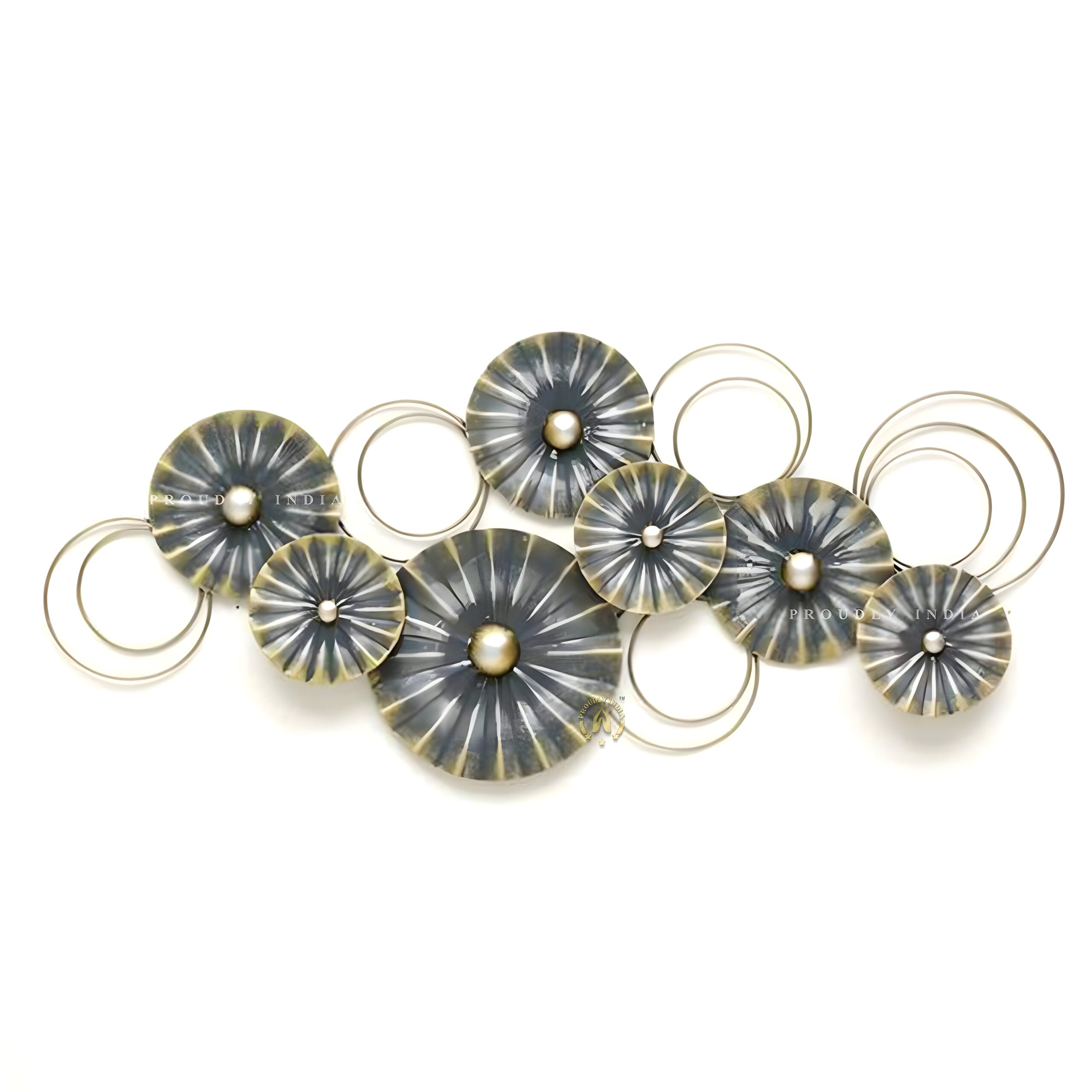 Lunar Radiance Echo Circular Harmony Wall Art