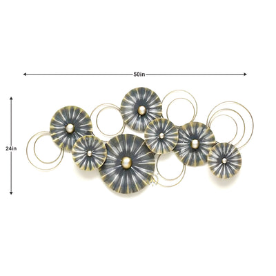 Lunar Radiance Echo Circular Harmony Wall Art