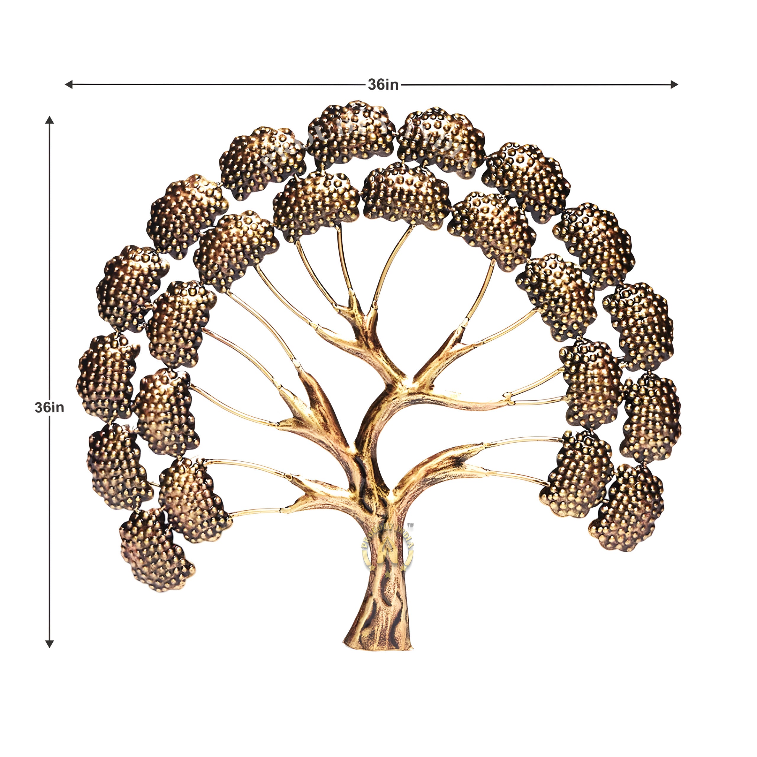 Tree of Golden Grace Wall Art Mural