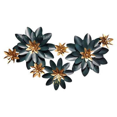 Iron Midnight Bloom Symphony Wall Art