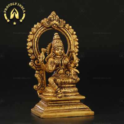 Handcrafted Traditional Brass Lakshmi Mata Statue