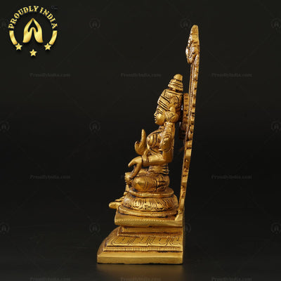 Handcrafted Traditional Brass Lakshmi Mata Statue