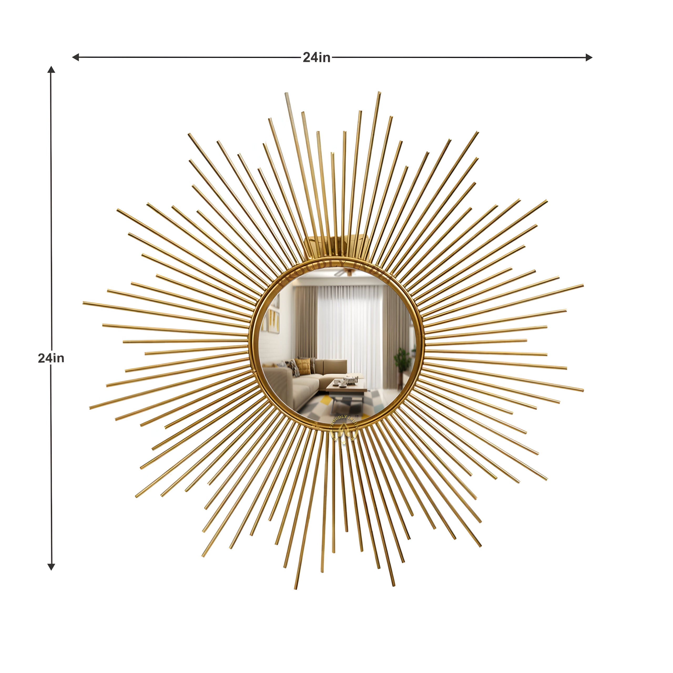 Solstice Flare Radiance Wall Mirror