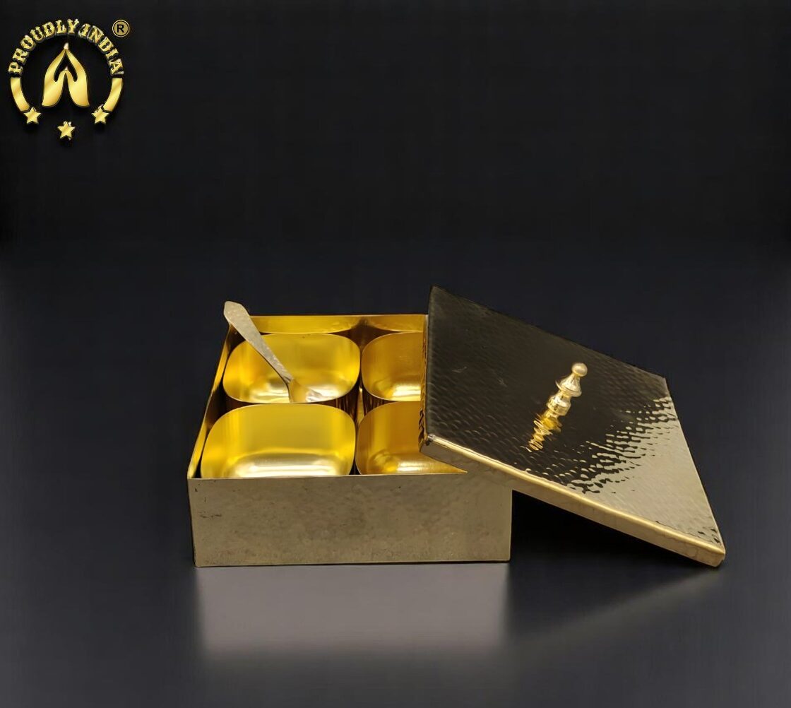 4 Pits Square Masala Box