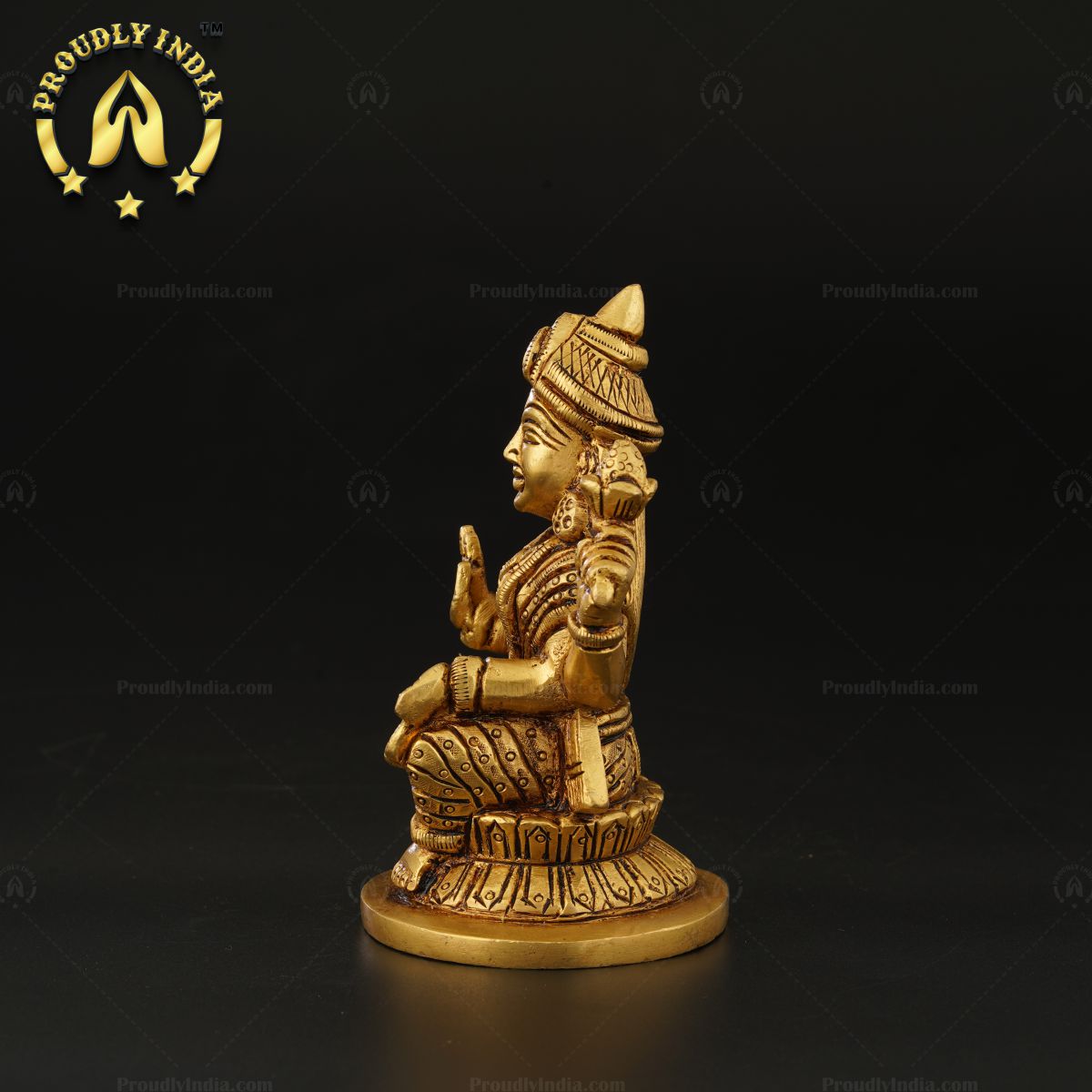 Brass Idol Goddess Lakshmi Statue
