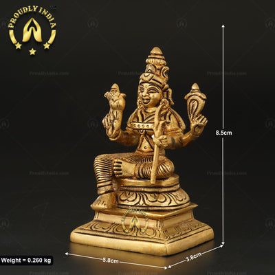 Handcrafted Traditional Brass Rajarajeshwari Statue