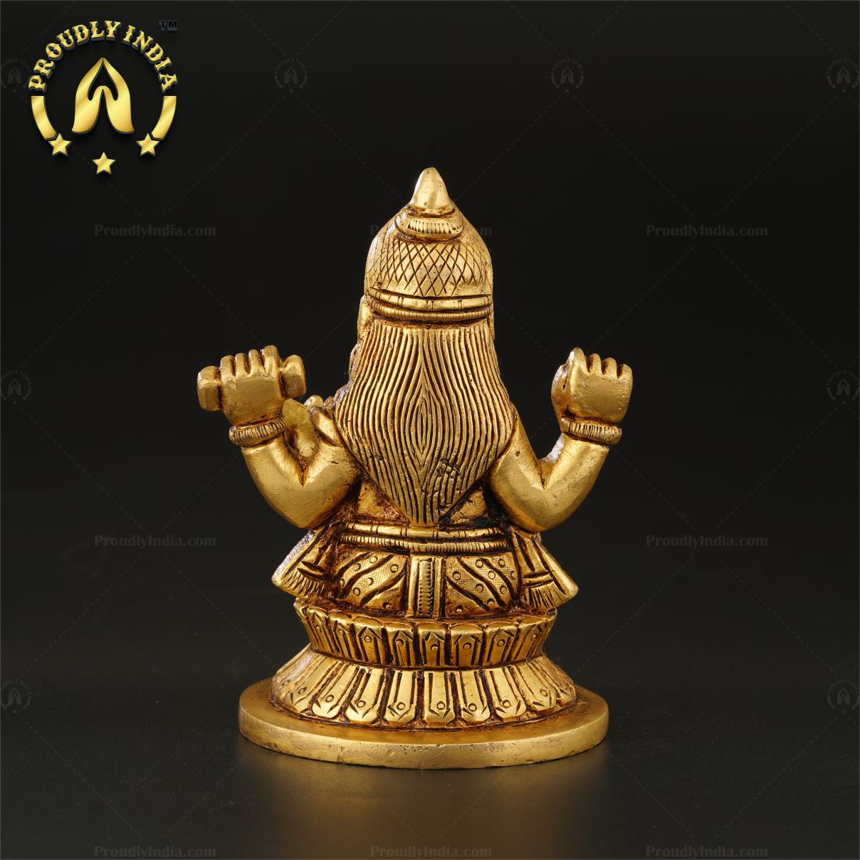 Traditional Brass Goddess Saraswati Murti