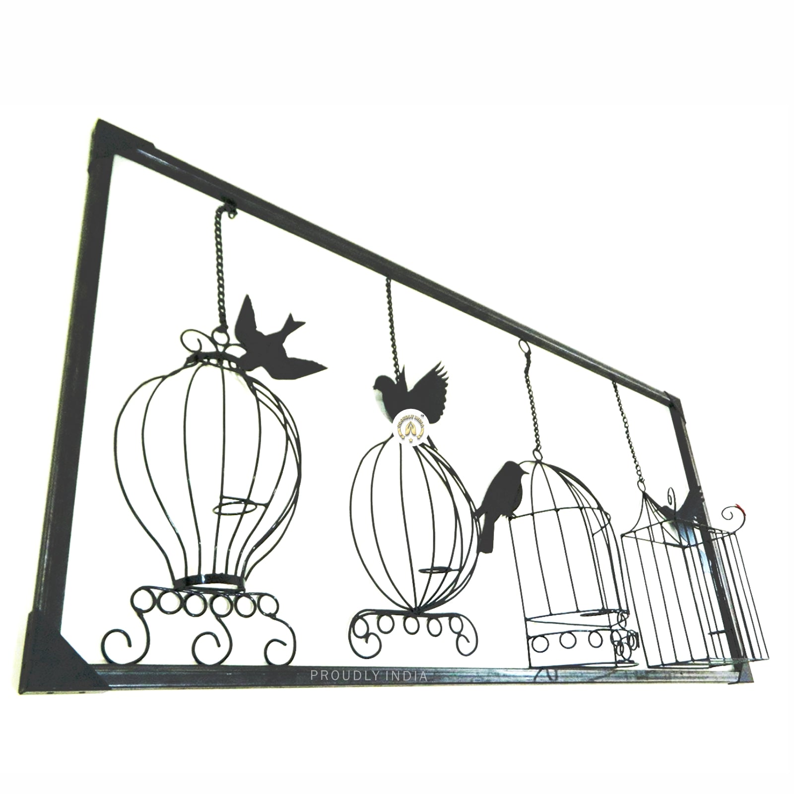 Caged Whispers Free Wings Wall Art