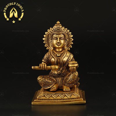 Brass Traditional Goddess Annapurna Devi