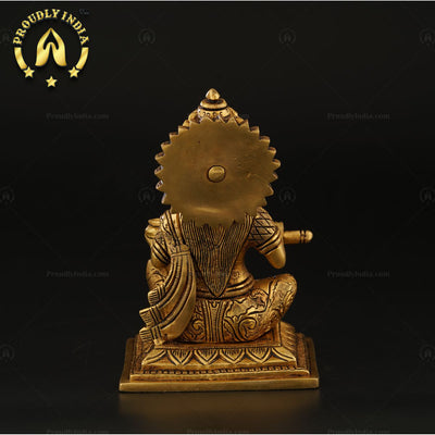 Brass Traditional Goddess Annapurna Devi