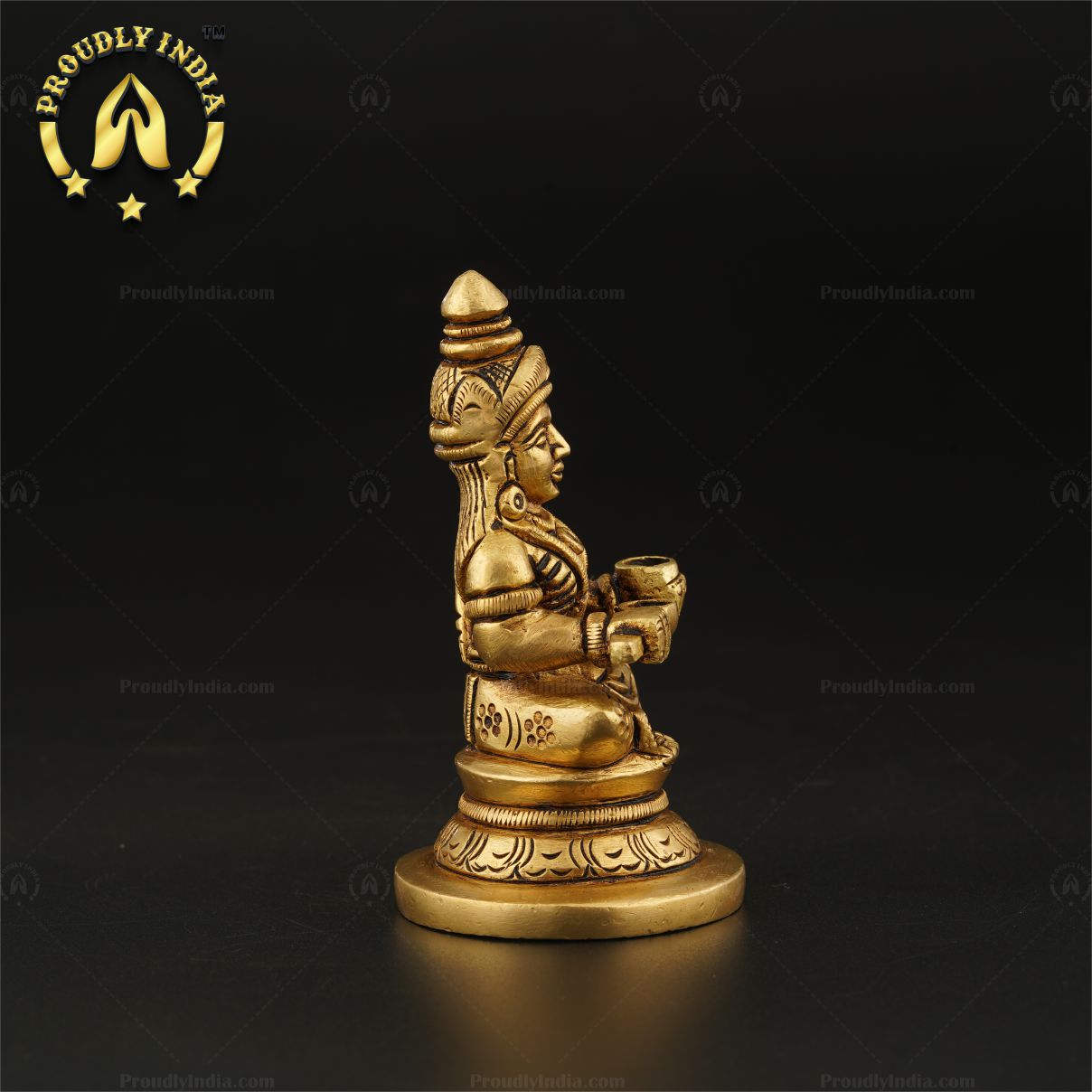 Traditional Brass Small Annapurna Idol