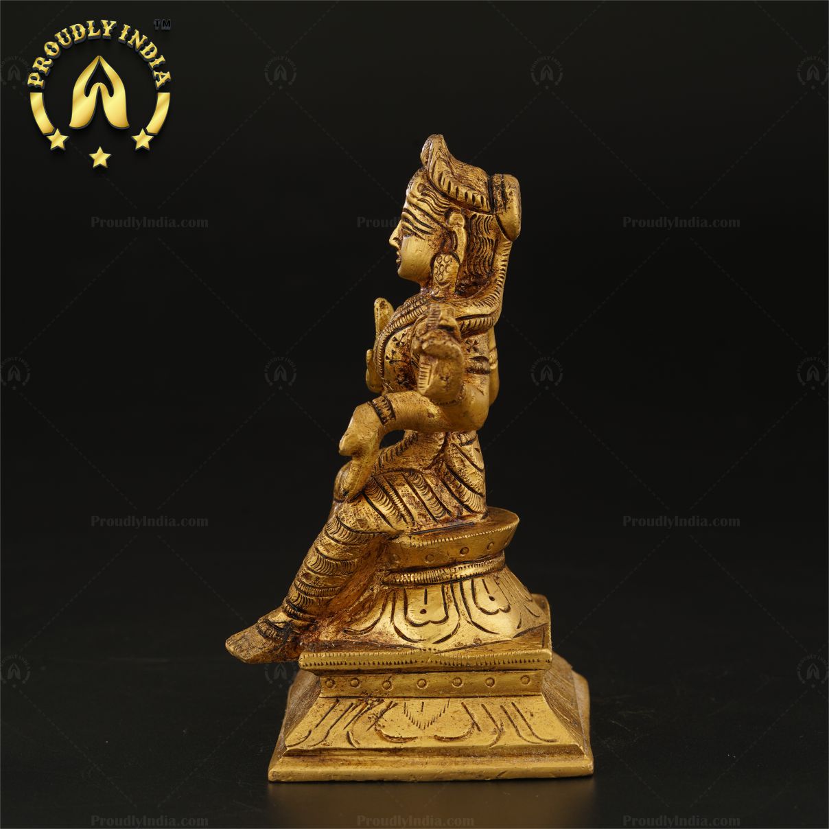 Traditional Brass Small Annapurna Idol