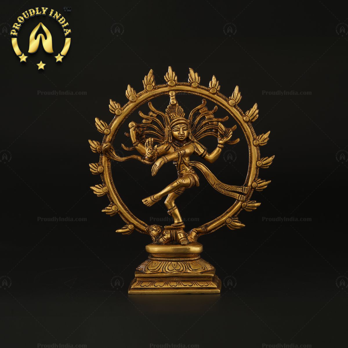 Handcrafted Small Size Brass Nataraja Statue