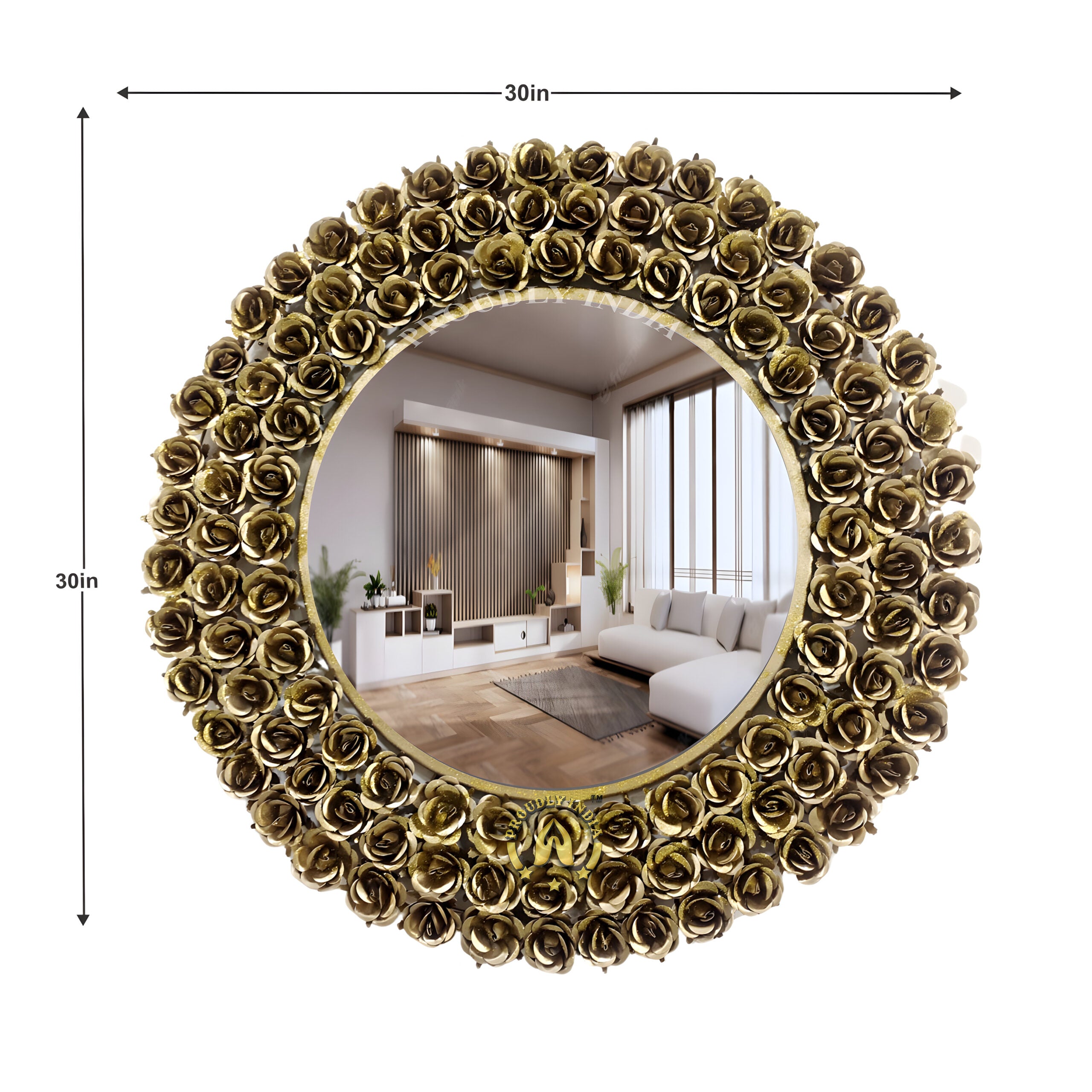Roseluxe Bloom Wall Mirror