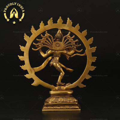 Handcrafted Small Size Brass Nataraja Statue