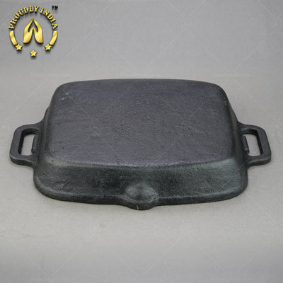 Iron Double Side Handle Grill Pan