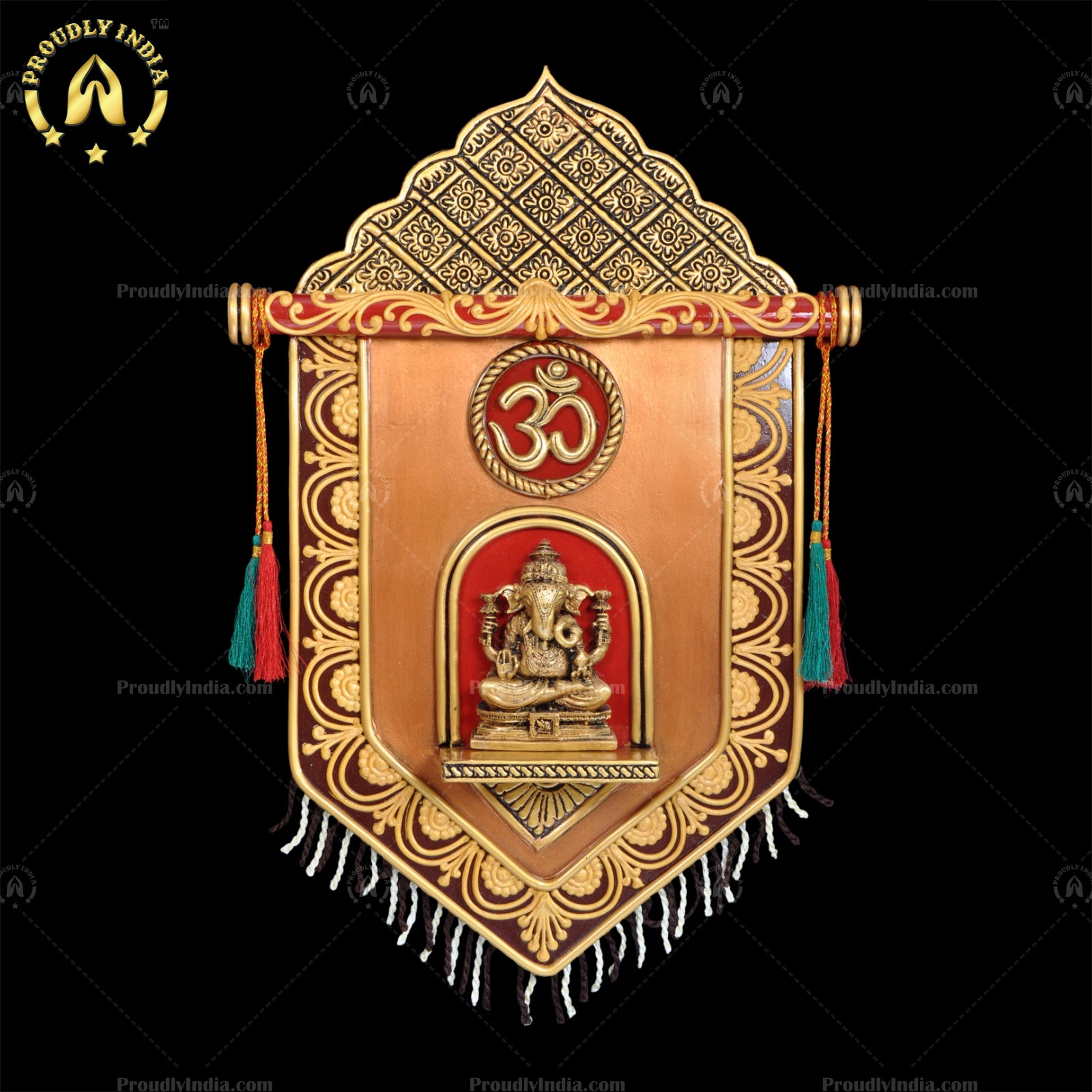 Small Oblong Mural Ganesh