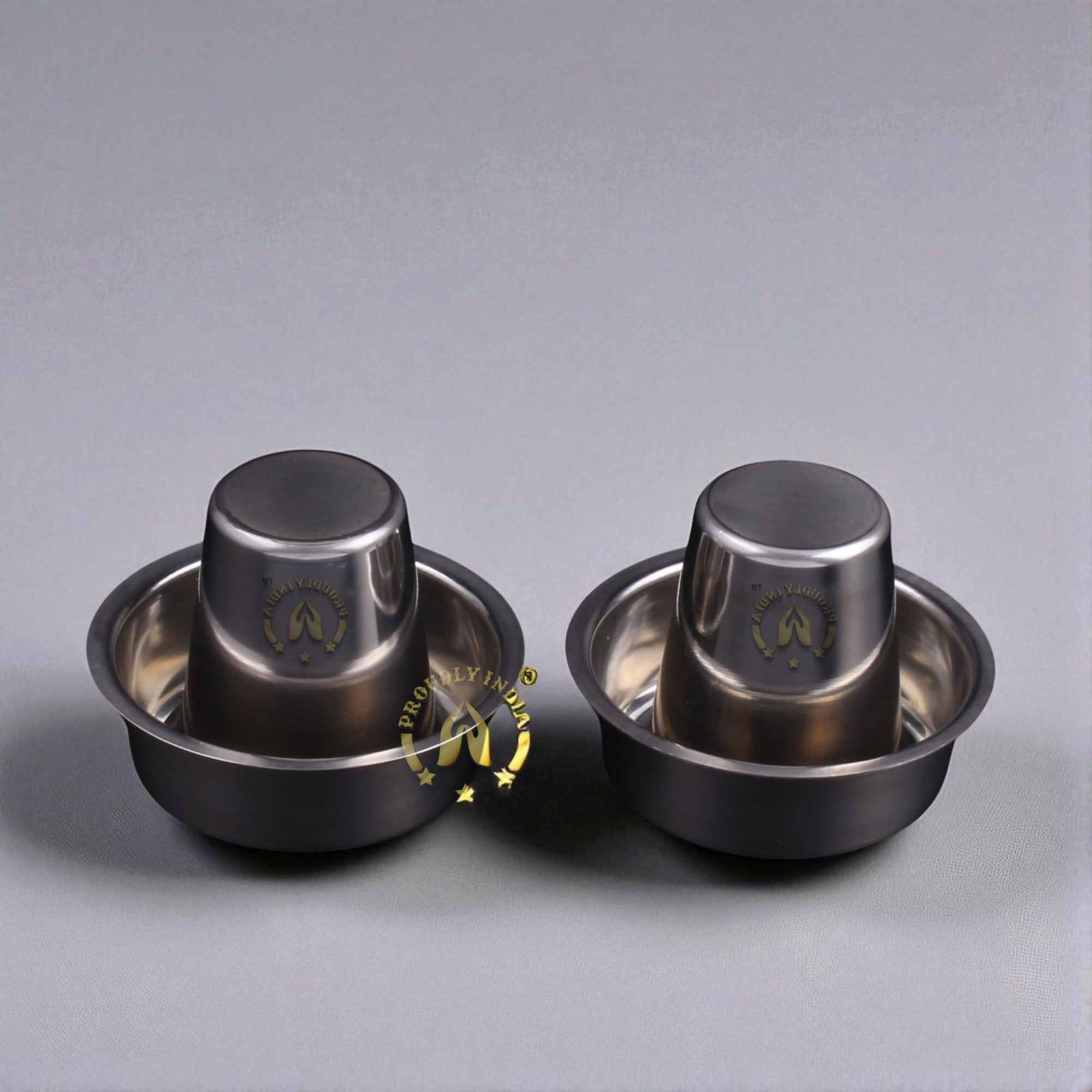 Stainless Steel Dabara Set of 2