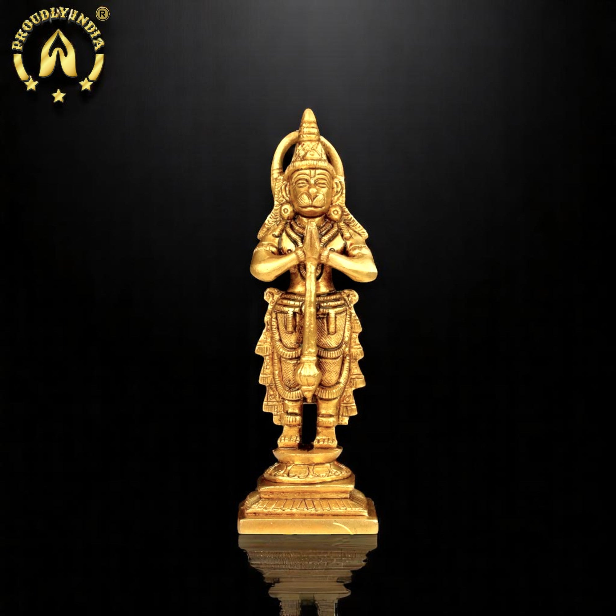 5.9" Brass Bajrangbali Murti
