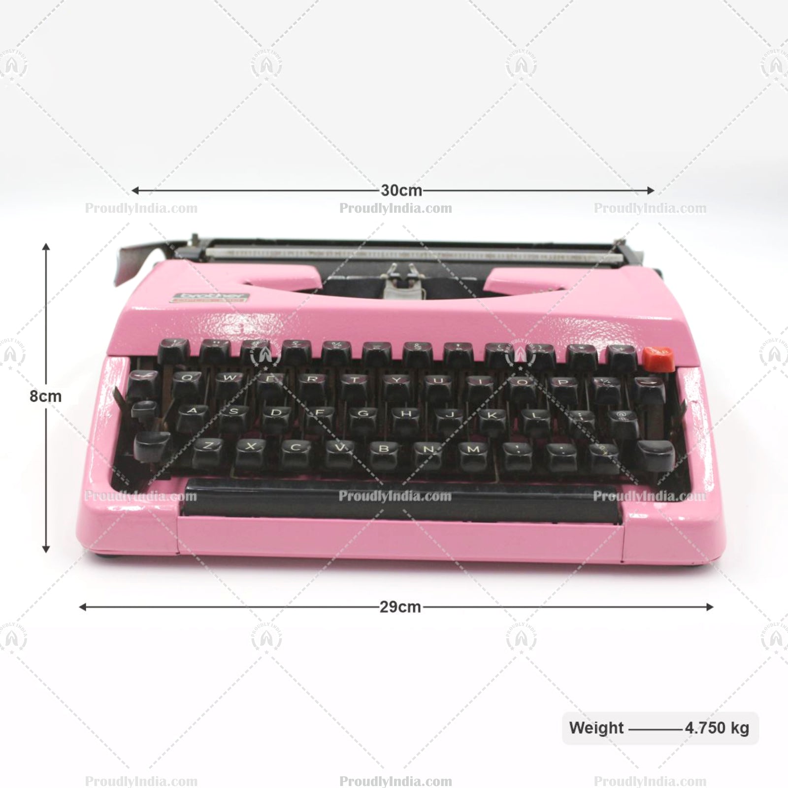 Pink Brother Deluxe 220 Typewriter