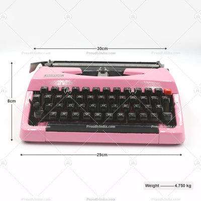 Pink Brother Deluxe 220 Typewriter