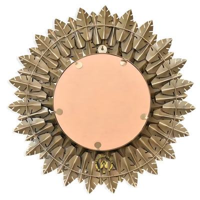 Golden Canopy Bloom Wall Mirror