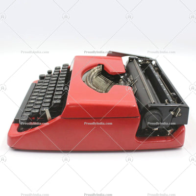 Working Red Brother Deluxe 220 Typewriter