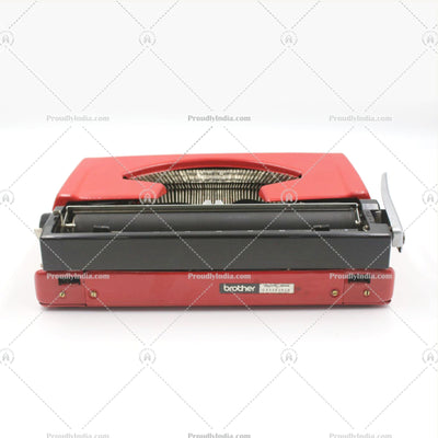 Working Red Brother Deluxe 220 Typewriter
