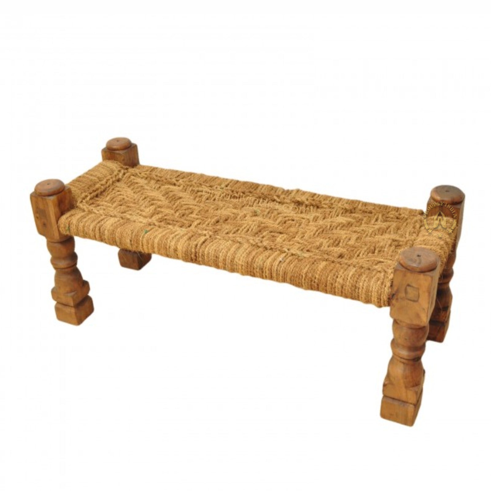 Jute Small Outdoor Garden Bench