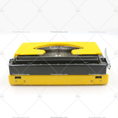 Yellow Brother Deluxe 800 Typewriter