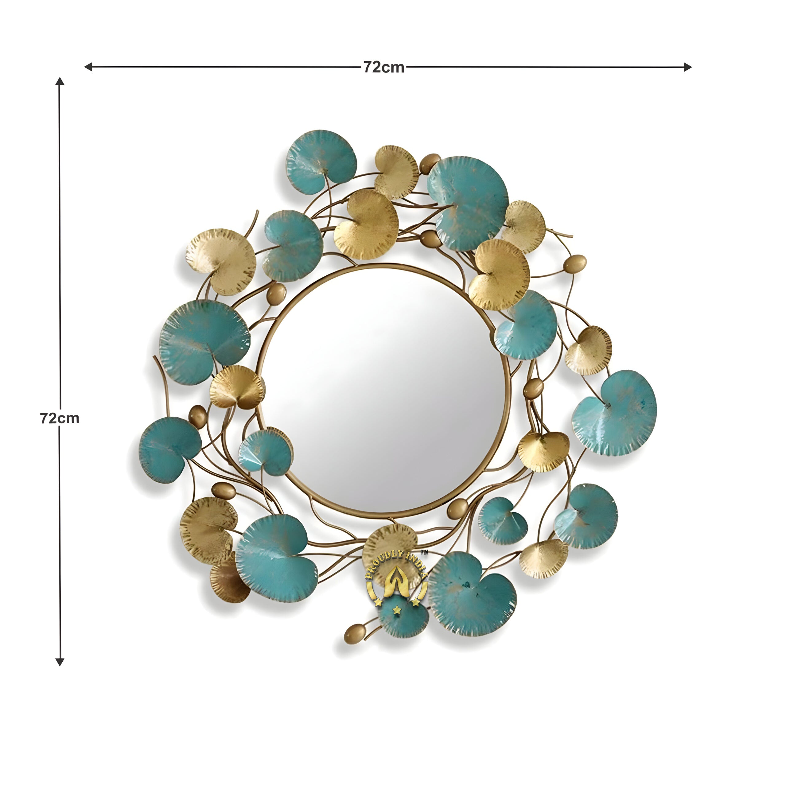 Lotus Drift Harmony Wall Mirror