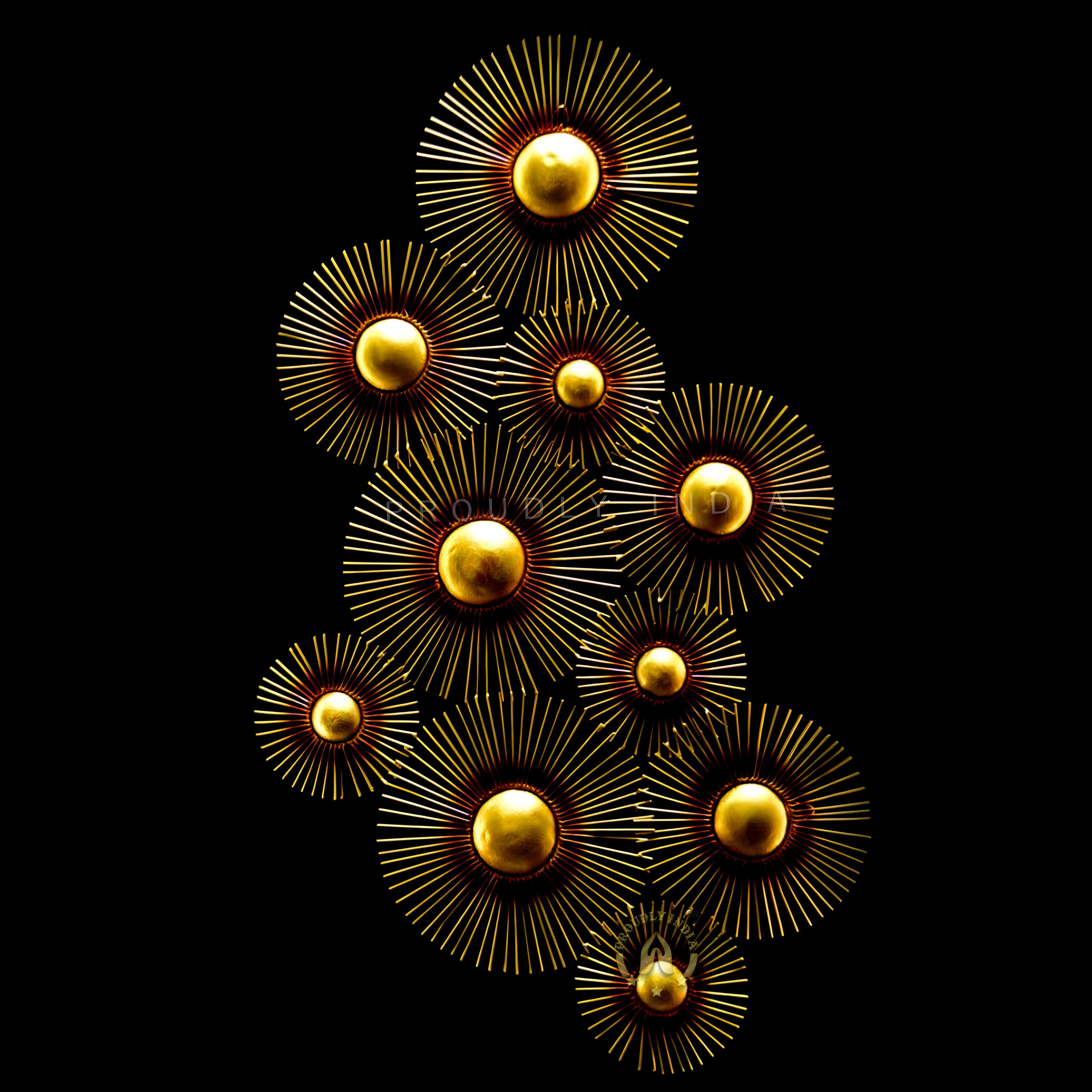 Solar Radiance Array Wall Mural