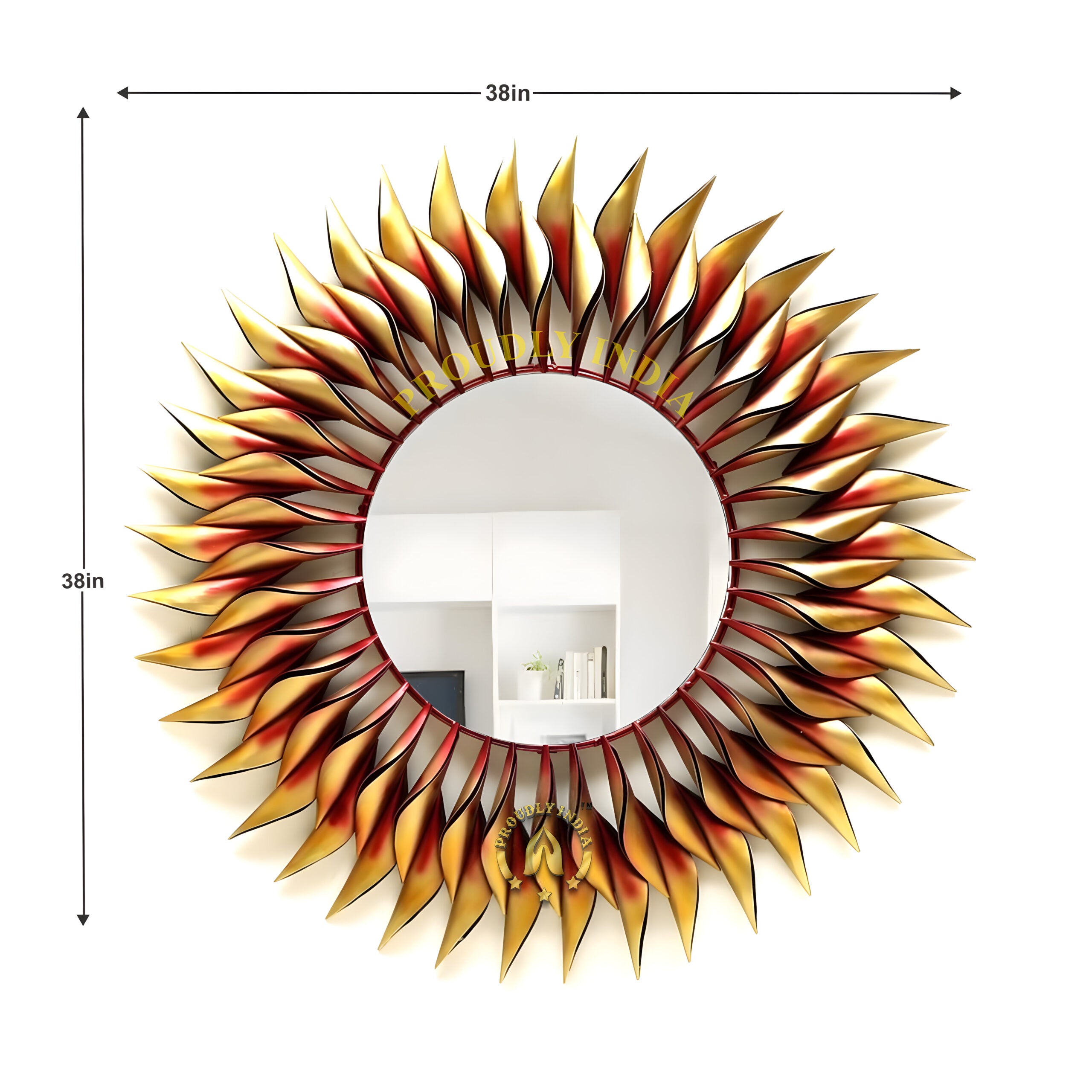 Inferno Bloom Wall Mirror