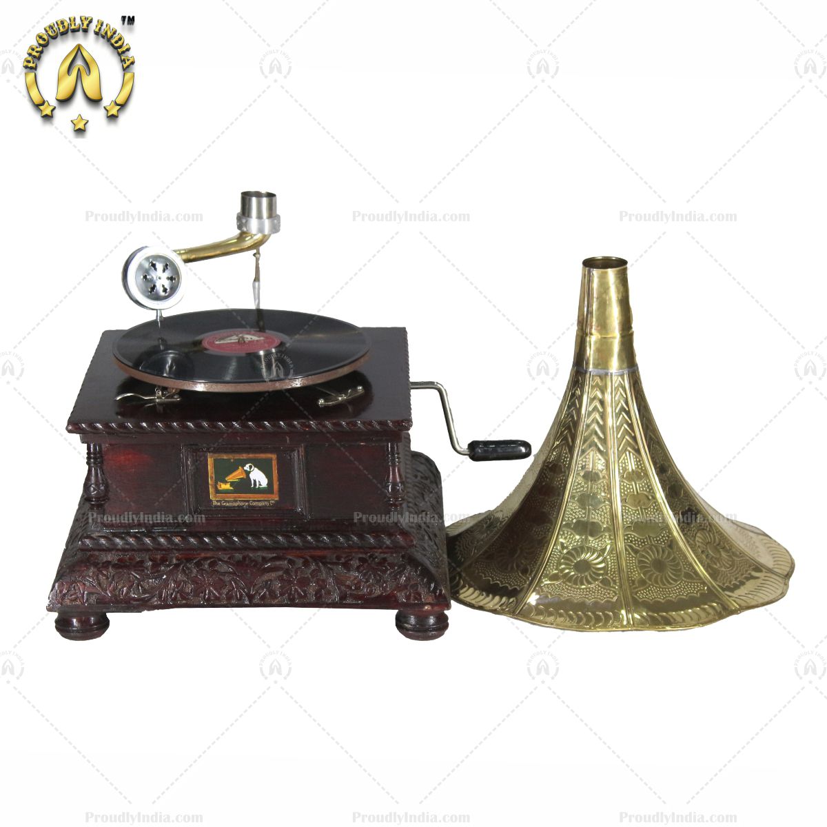 HMV Gramophone With Legs and Horn