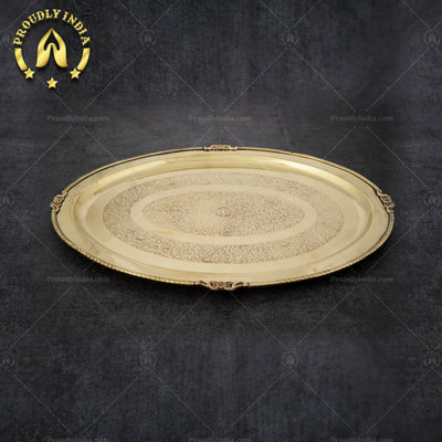 Brass Oval Tray