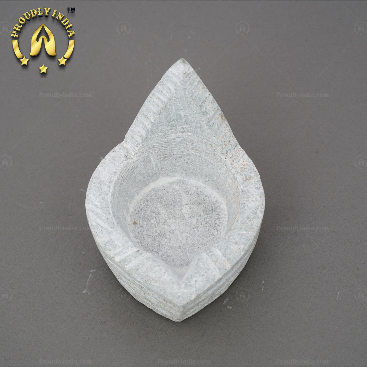 Set of 2 Soapstone Agal Diya Lamp