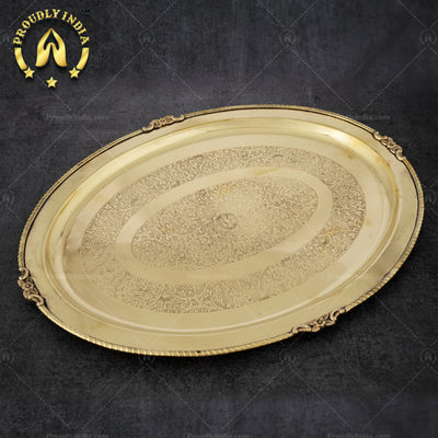 Brass Oval Tray