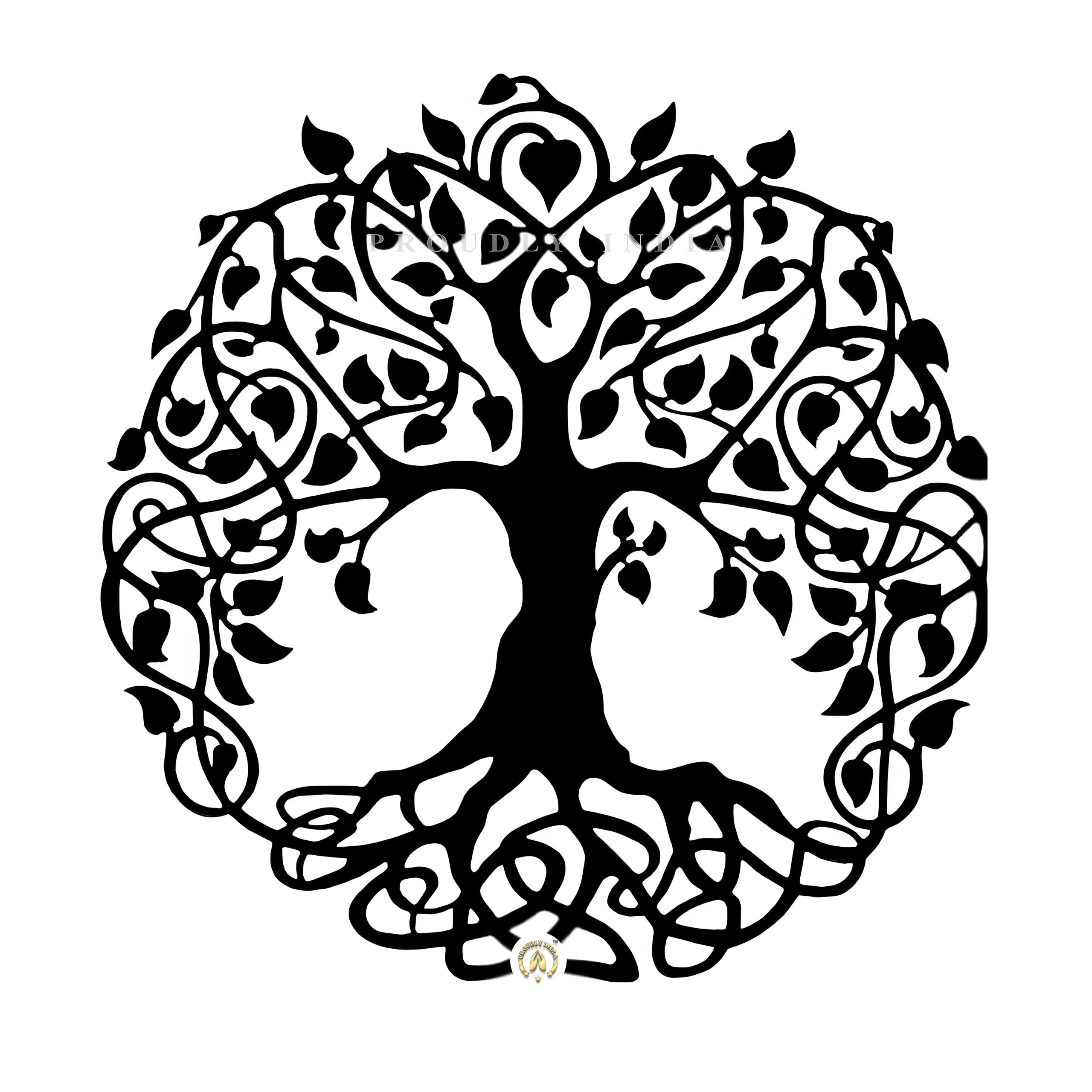 Rooted Whispers Metal Wall Art