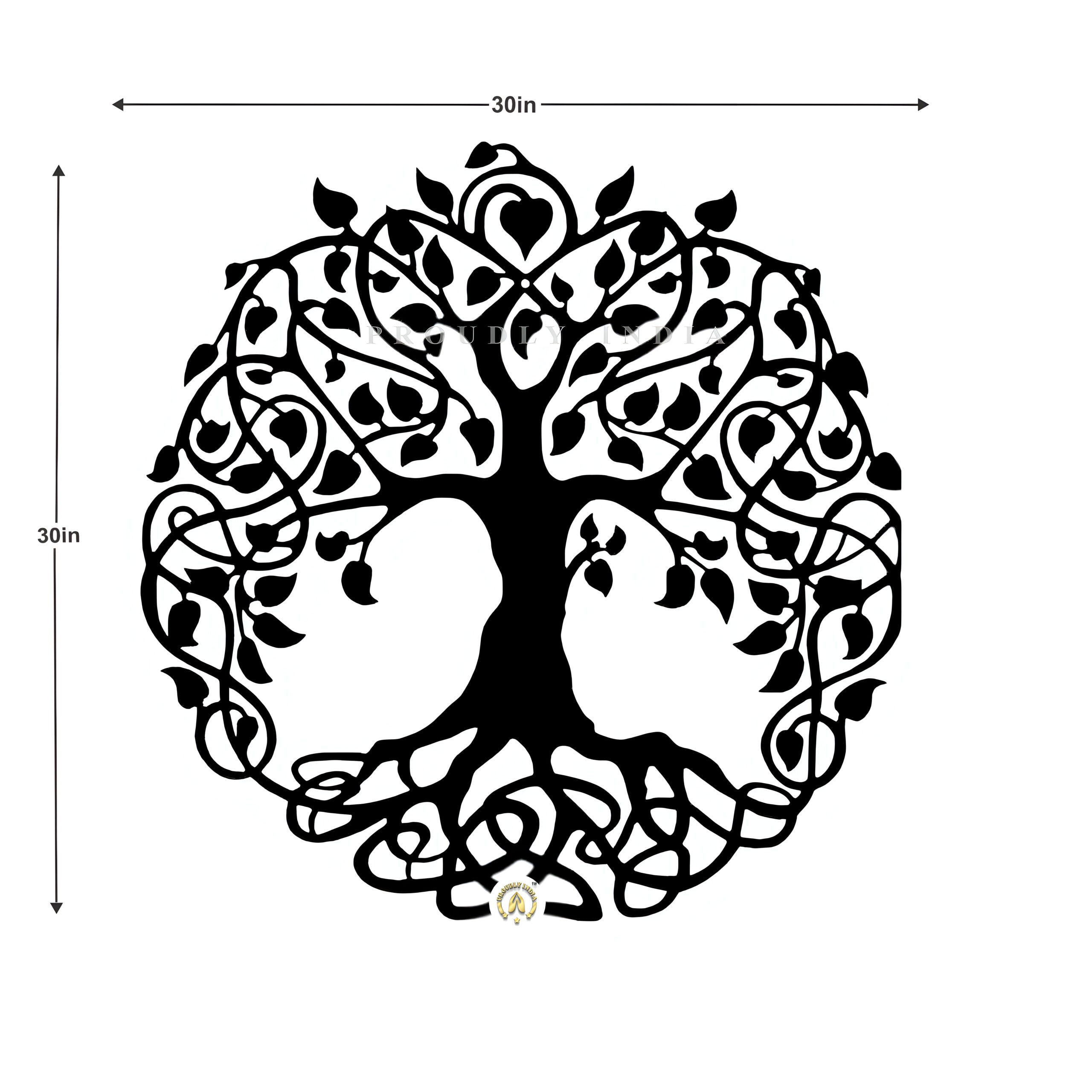 Rooted Whispers Metal Wall Art