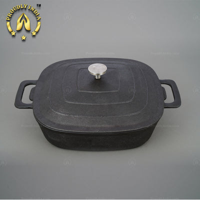 Cast Iron Square Casserole with lid