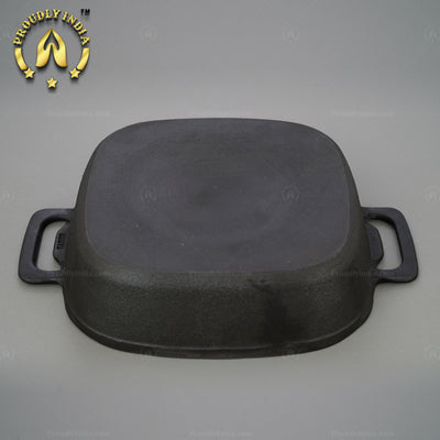 Cast Iron Square Casserole with lid