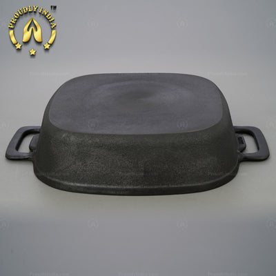 Cast Iron Square Casserole with lid